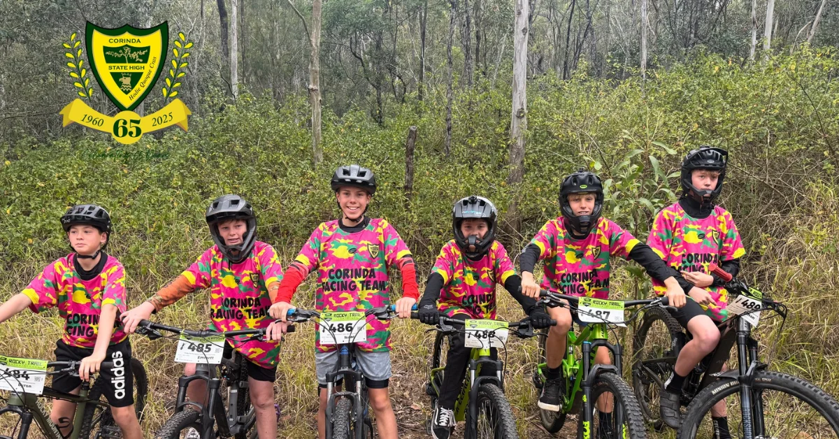 Corinda Students Compete in Darling Downs Mountain Biking Event