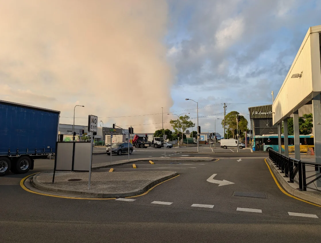 Sherwood vegetation fire